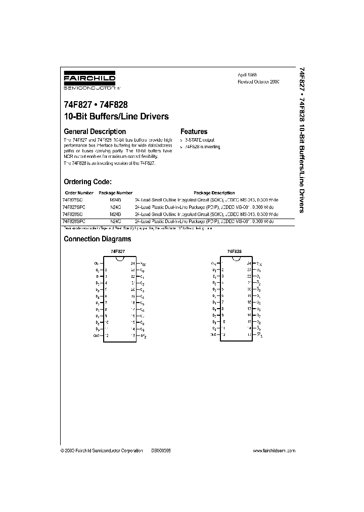 74F827_330319.PDF Datasheet