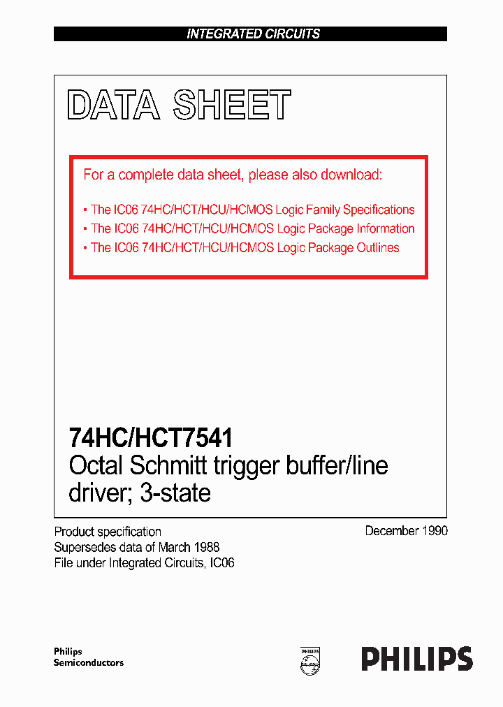 74HC7541DB_370819.PDF Datasheet