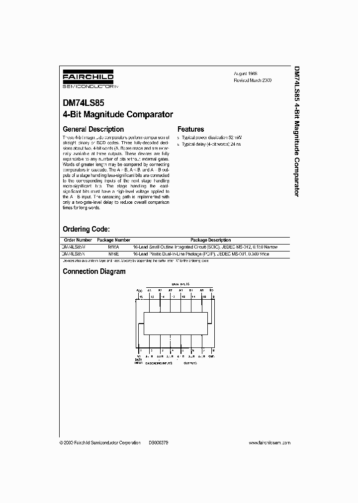 74LS85_348150.PDF Datasheet