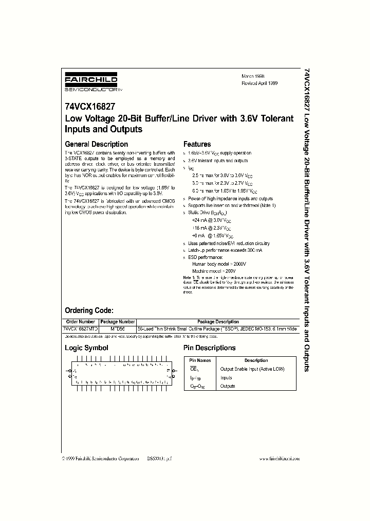 74VCX16827_323294.PDF Datasheet