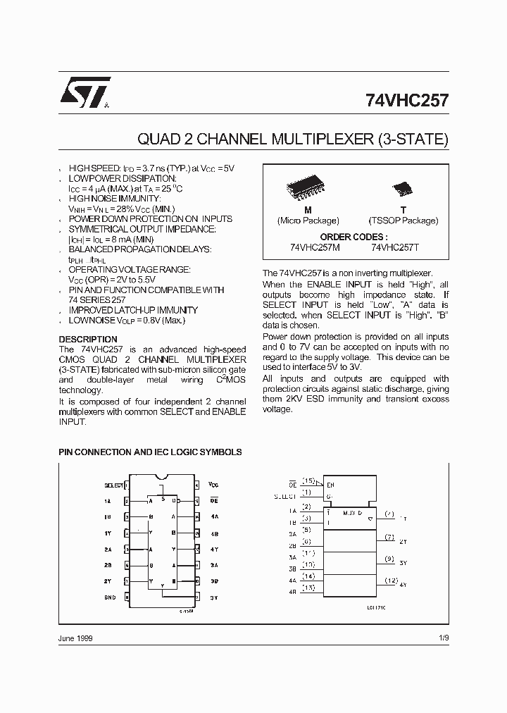 74VHC257_55442.PDF Datasheet