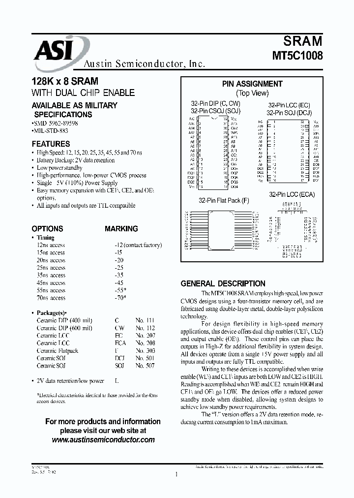 MT5C1008_37776.PDF Datasheet