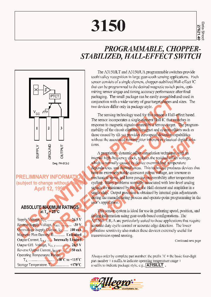 A3150JLT_237028.PDF Datasheet