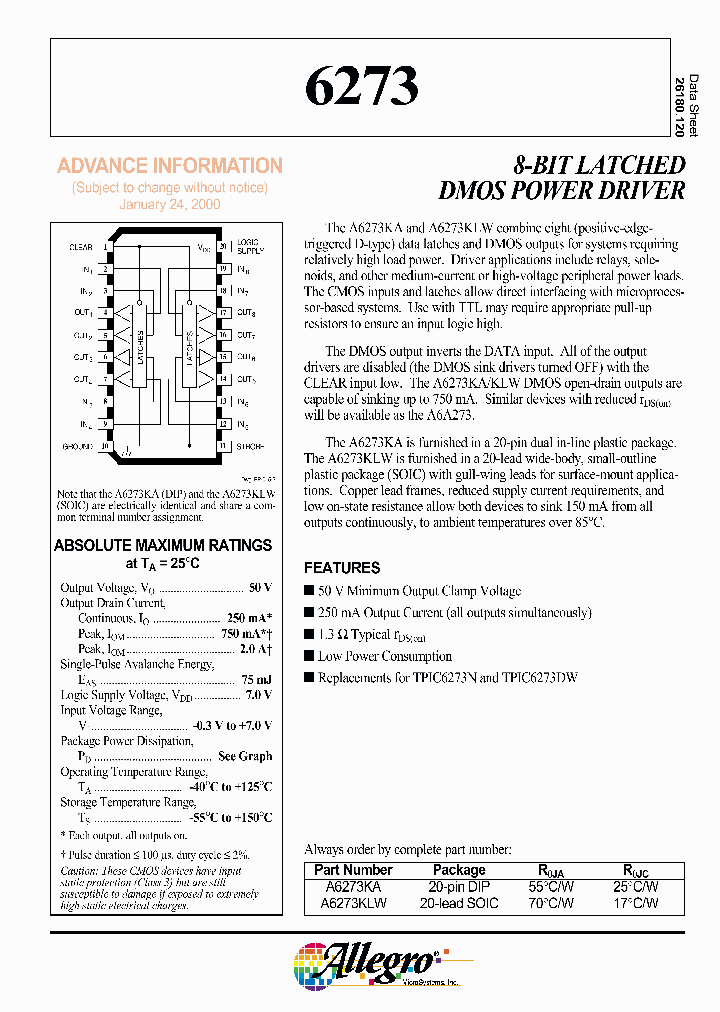 A6273KA_371752.PDF Datasheet