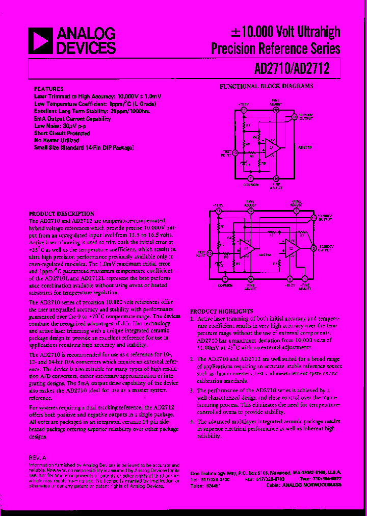 AD2710_120691.PDF Datasheet