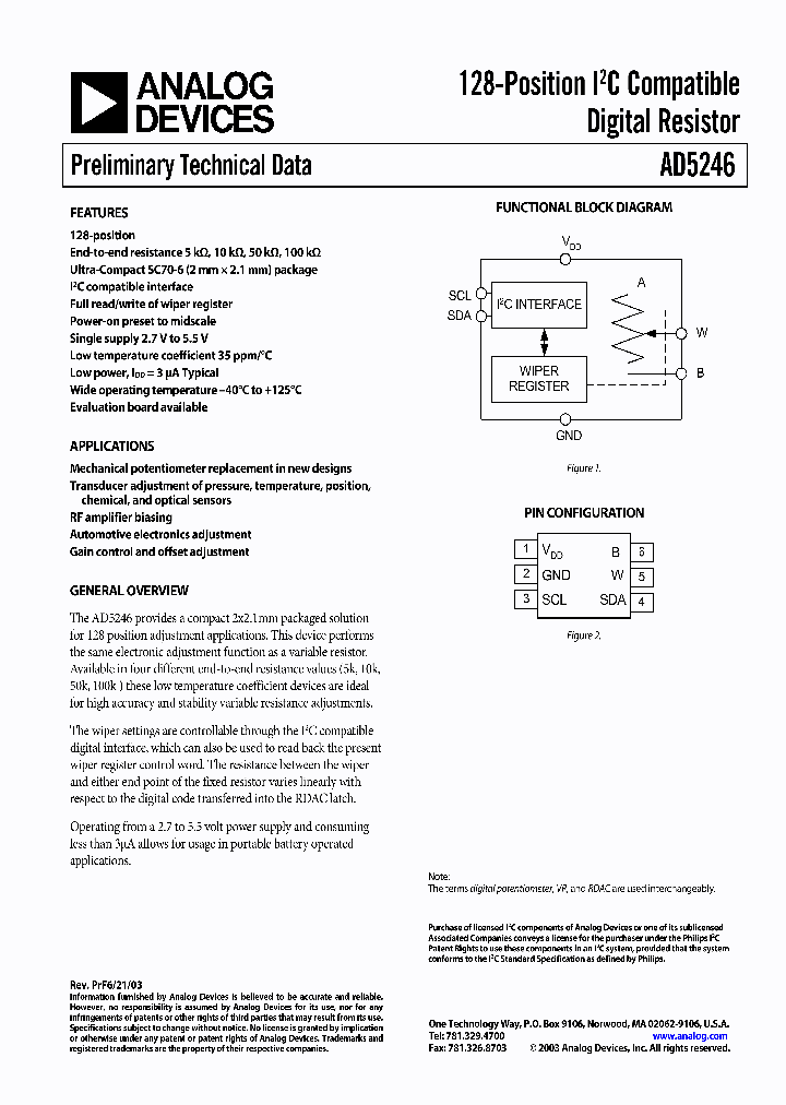 AD5246_196796.PDF Datasheet