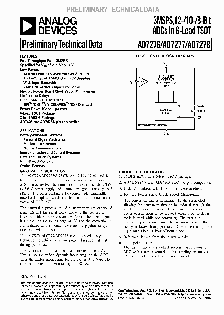 AD7278_315702.PDF Datasheet