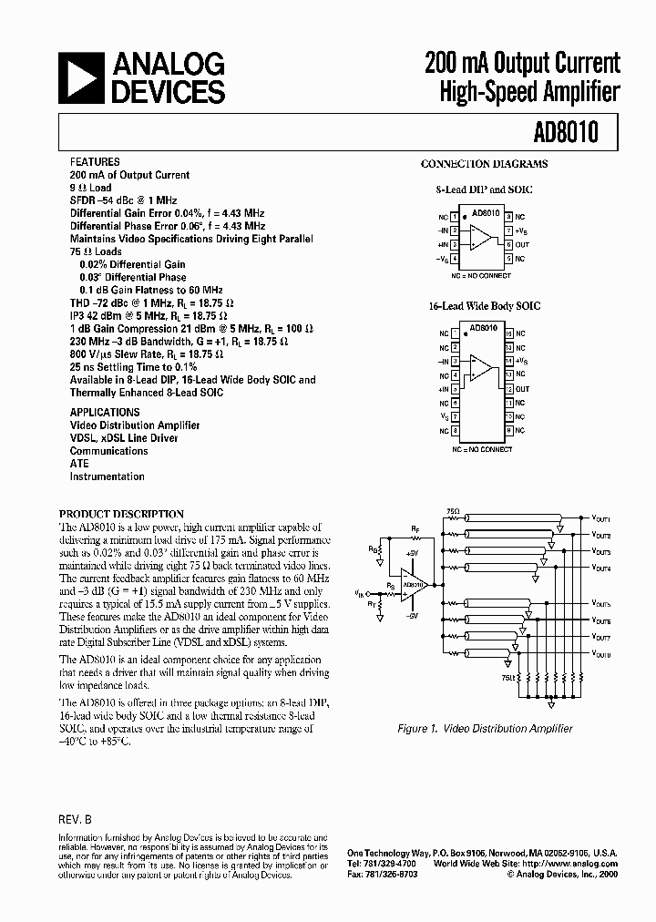 AD8010_326838.PDF Datasheet