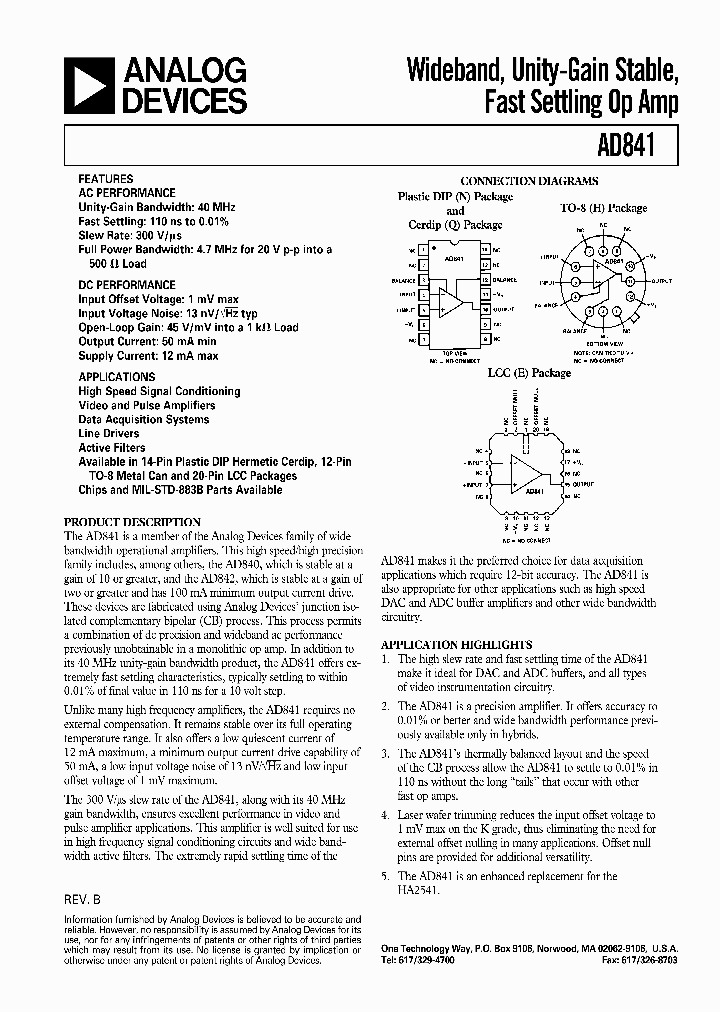 AD841SH883B_165470.PDF Datasheet