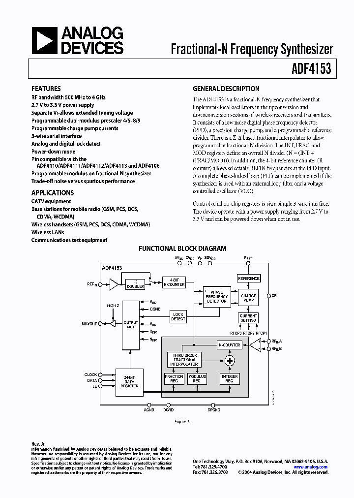 ADF4153_361664.PDF Datasheet