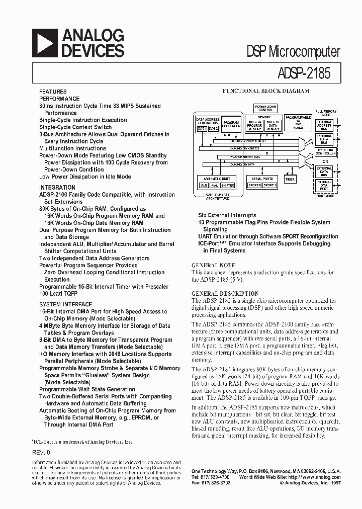 ADSP-2185_362321.PDF Datasheet