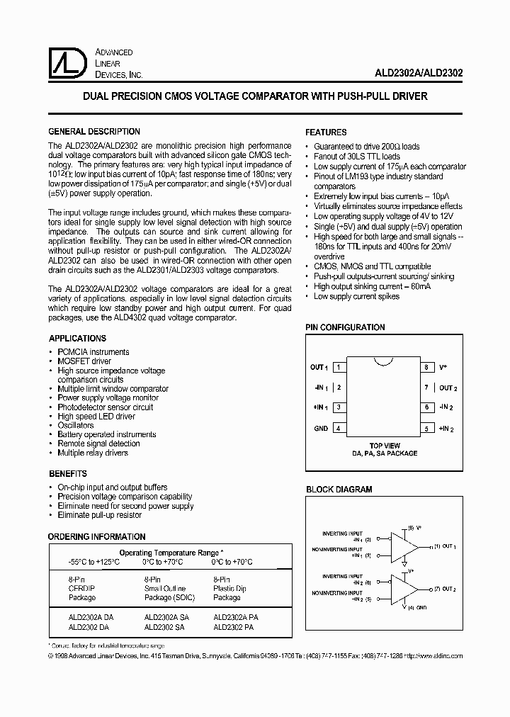 ALD2302_365193.PDF Datasheet
