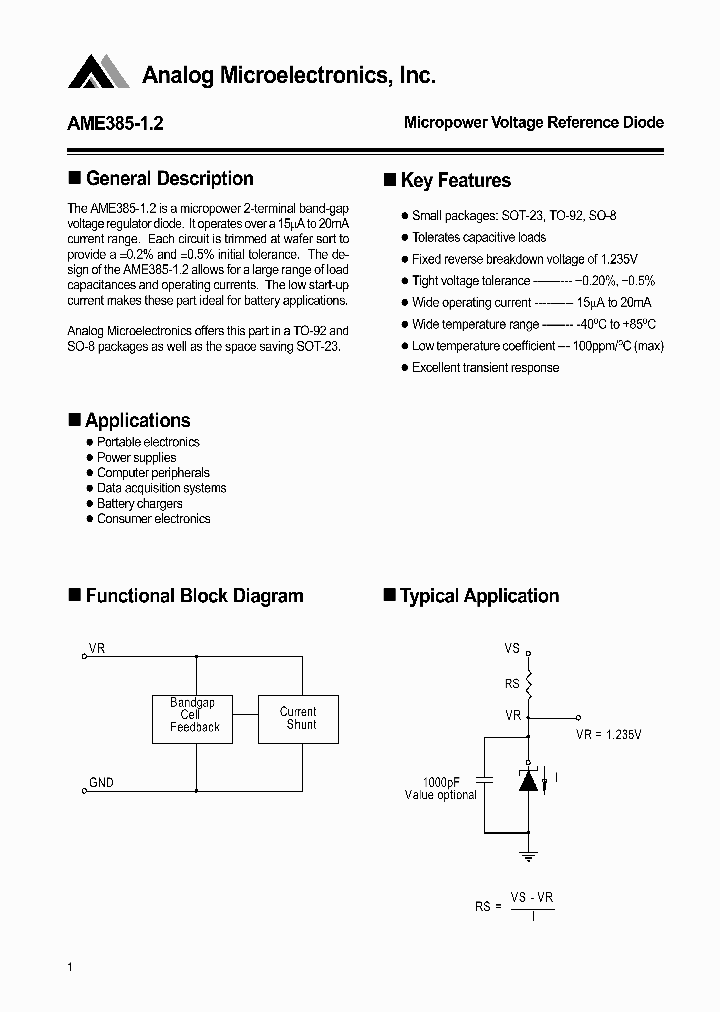AME385AEAS_379767.PDF Datasheet
