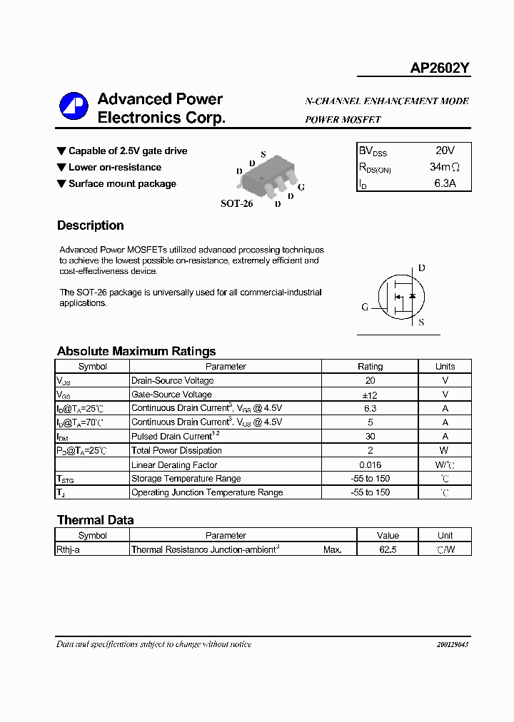 AP2602Y_349374.PDF Datasheet