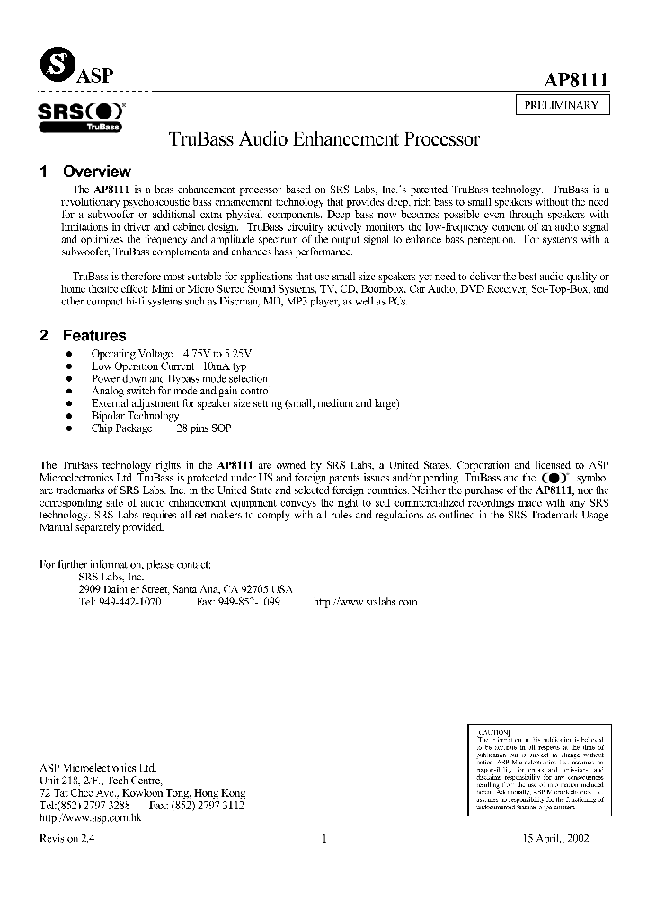 AP8111_368642.PDF Datasheet