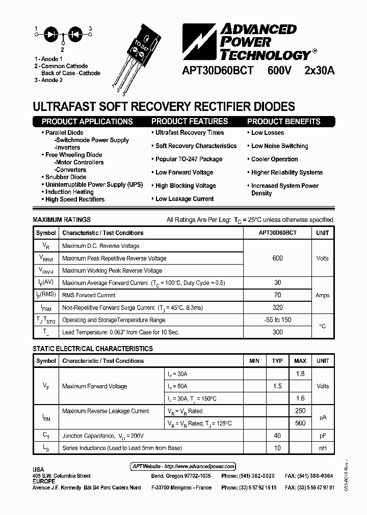 APT30D60BCT_371964.PDF Datasheet