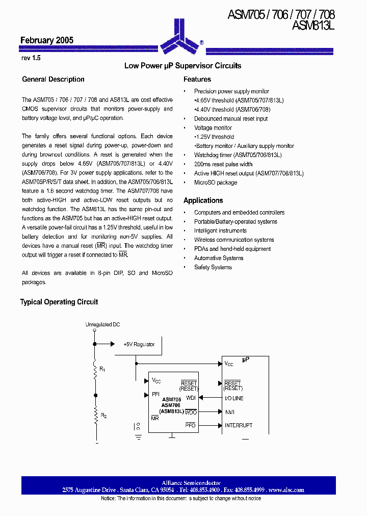 ASM813LESA_194963.PDF Datasheet