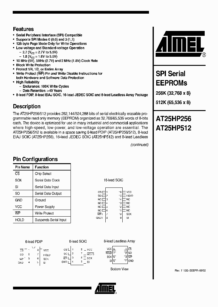 AT25HP256_328983.PDF Datasheet