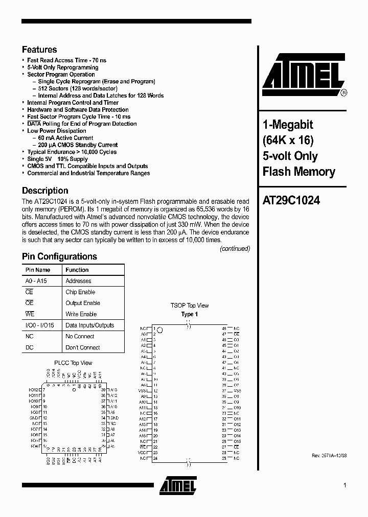AT29C1024NBSP_338911.PDF Datasheet