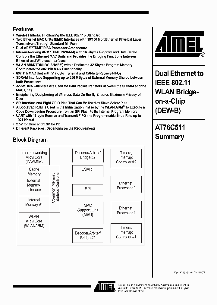 AT76C511_361572.PDF Datasheet