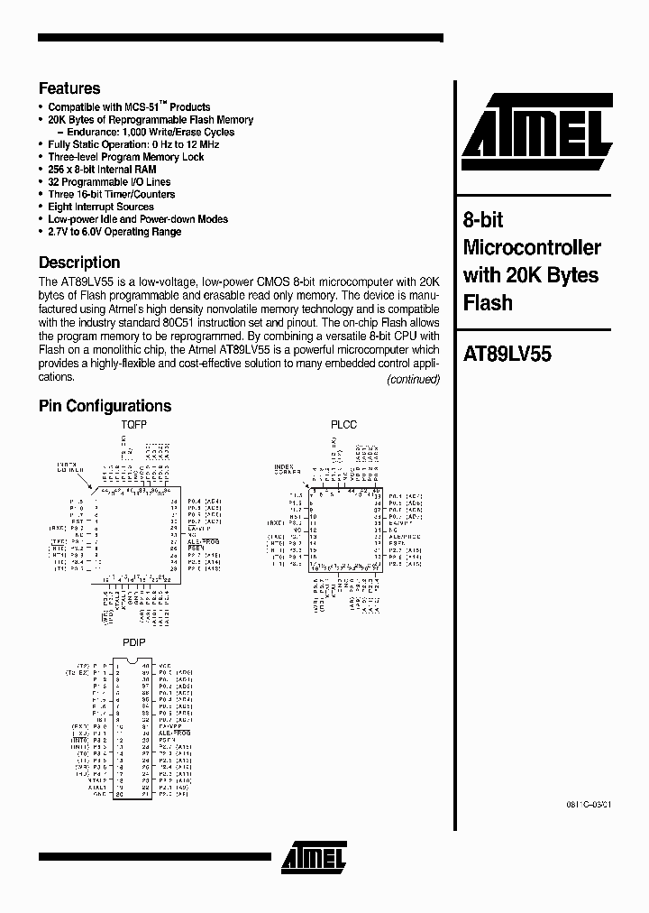 AT89LV55NBSP_358023.PDF Datasheet