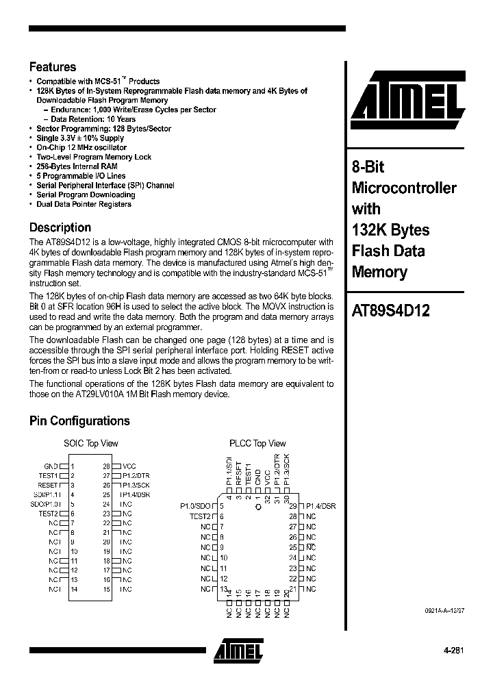 AT89S4D12-12JI_374375.PDF Datasheet