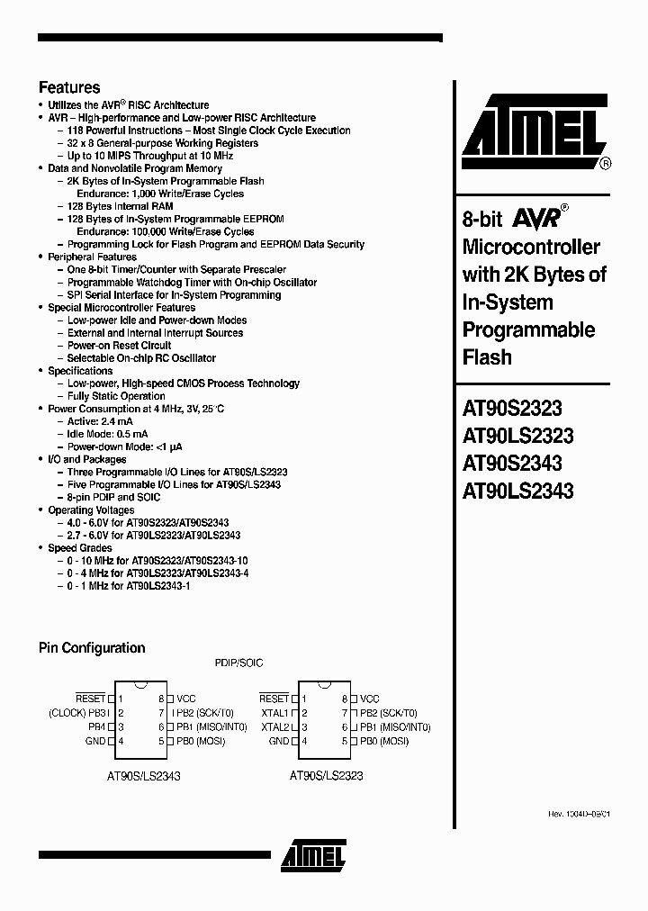 AT90LS2343-4SINBSP_338152.PDF Datasheet