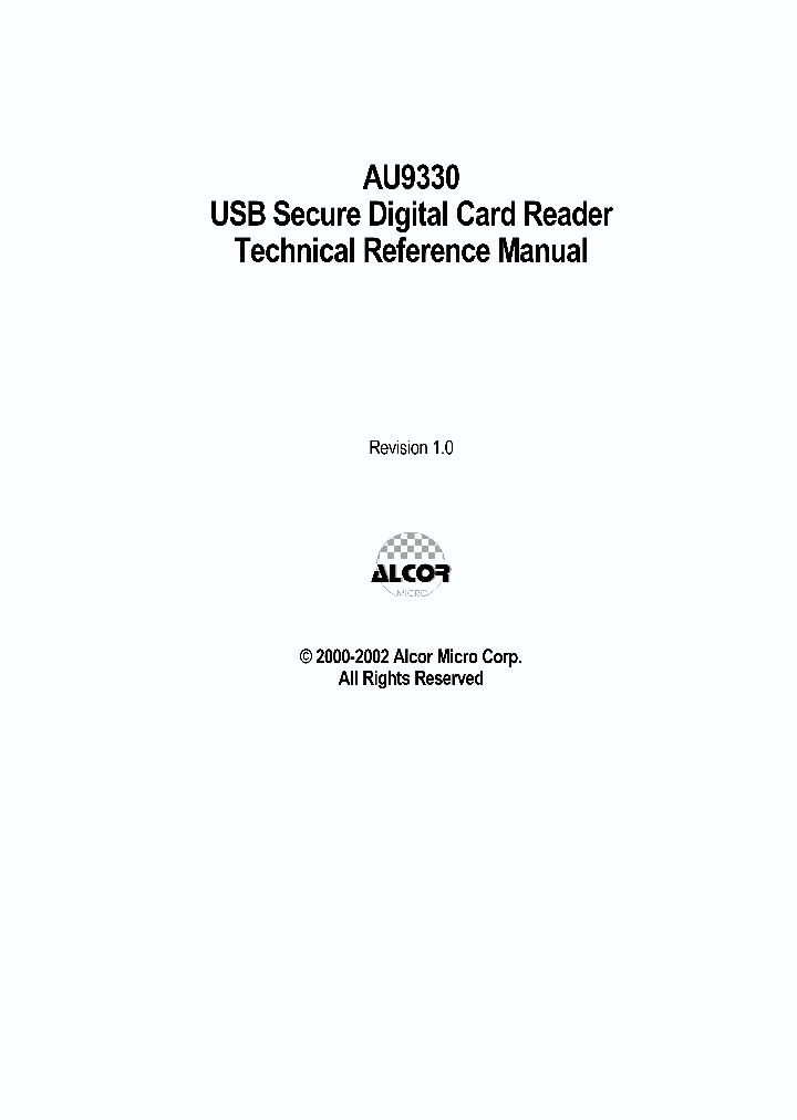 AU9330_305602.PDF Datasheet