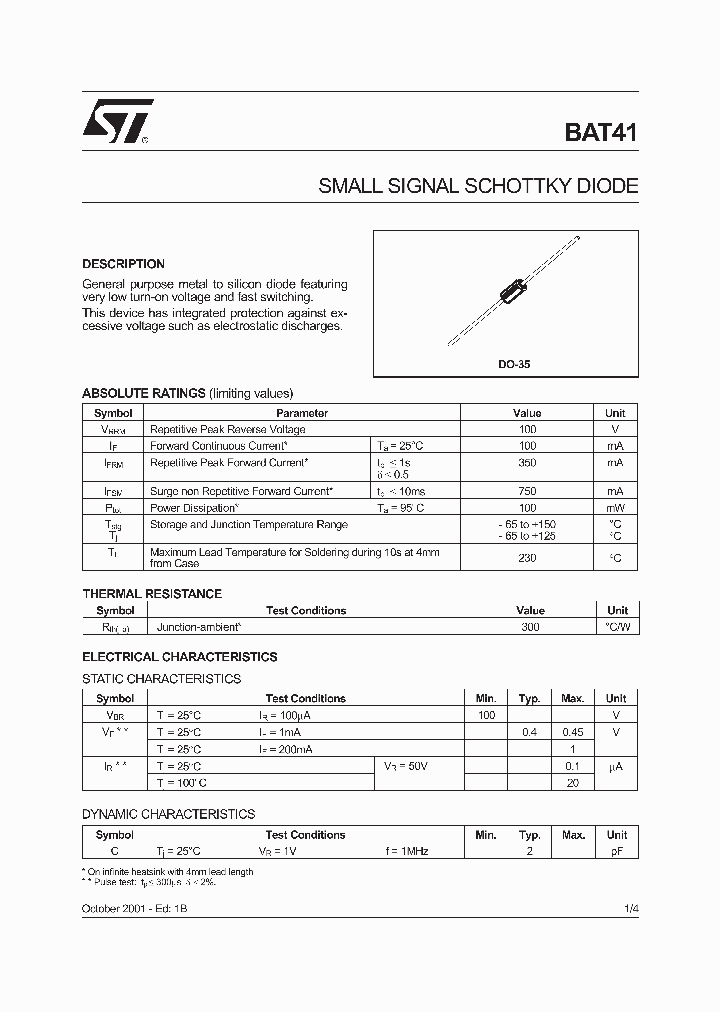BAT41_319901.PDF Datasheet