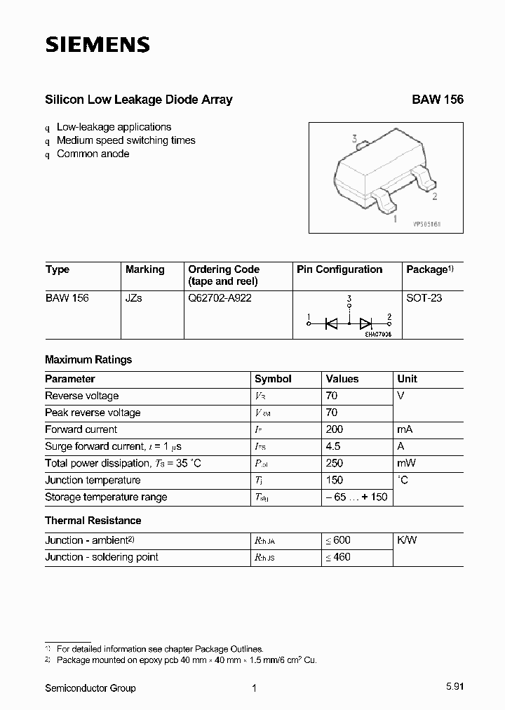 BAW156_346197.PDF Datasheet