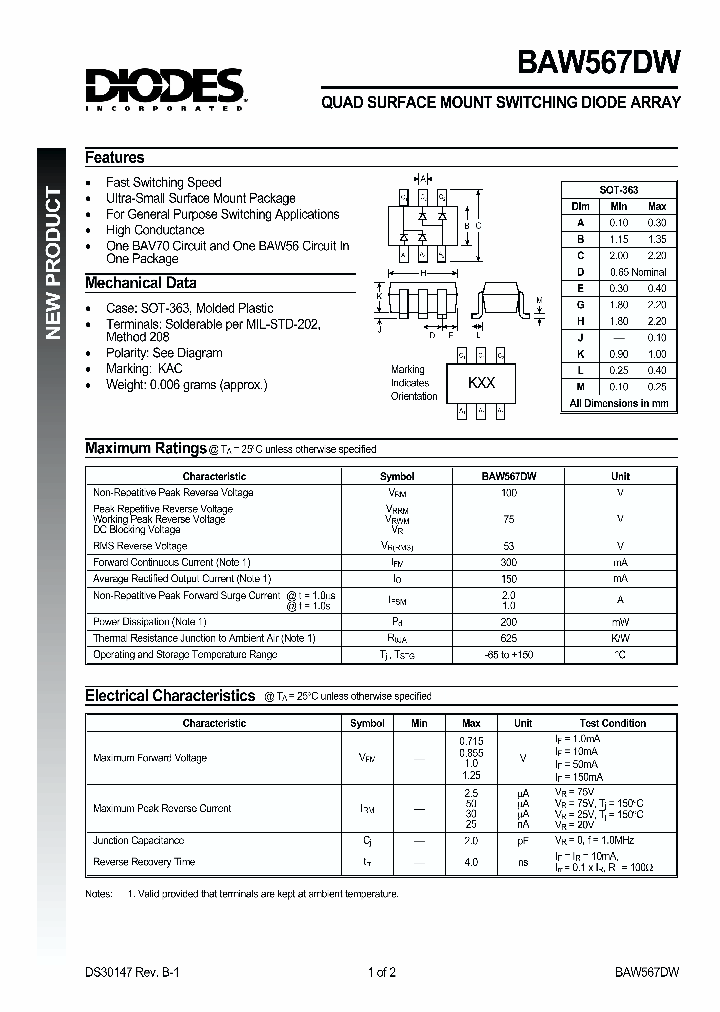 BAW567DW_307087.PDF Datasheet