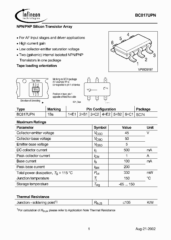 BC817UPN_326816.PDF Datasheet