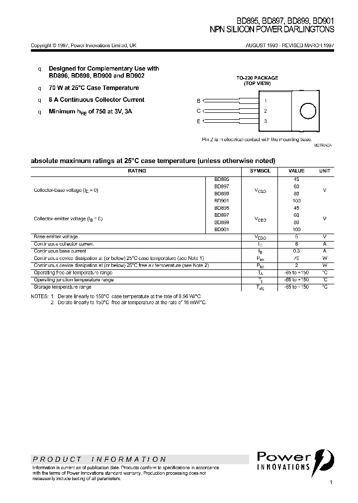 BD899_312004.PDF Datasheet