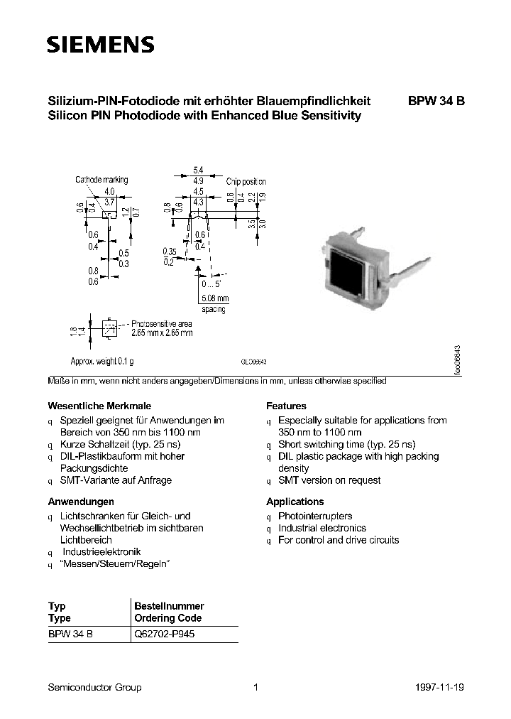 BPW34B_198445.PDF Datasheet