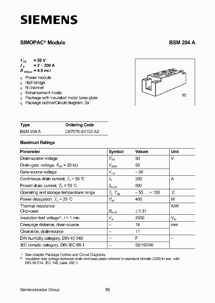 BSM204A_181380.PDF Datasheet