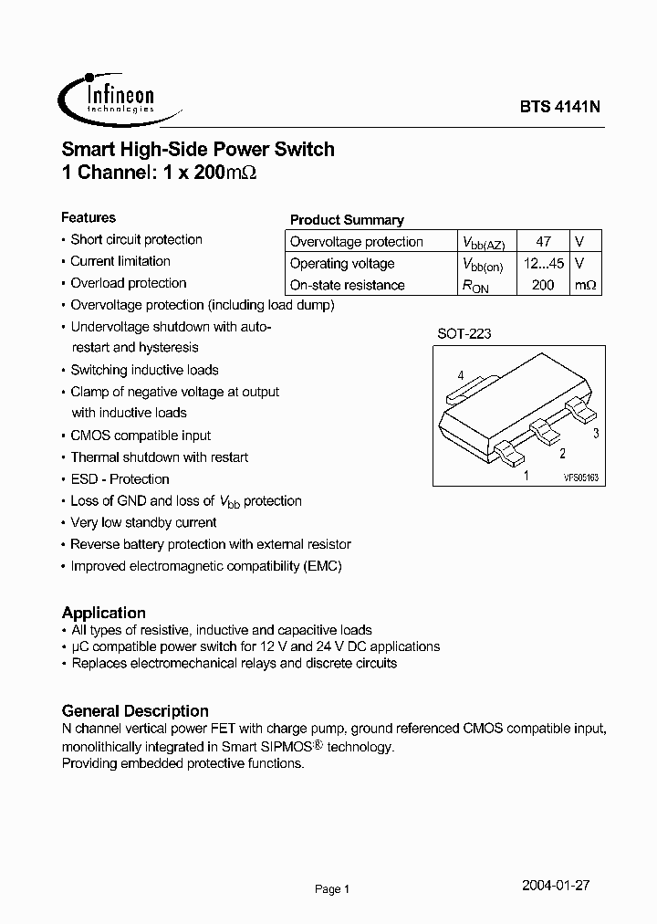 BTS4141N_64505.PDF Datasheet