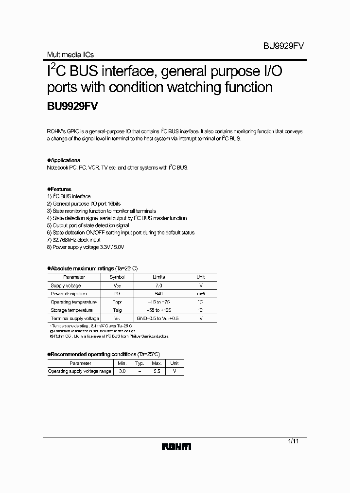 BU9929FV_325524.PDF Datasheet