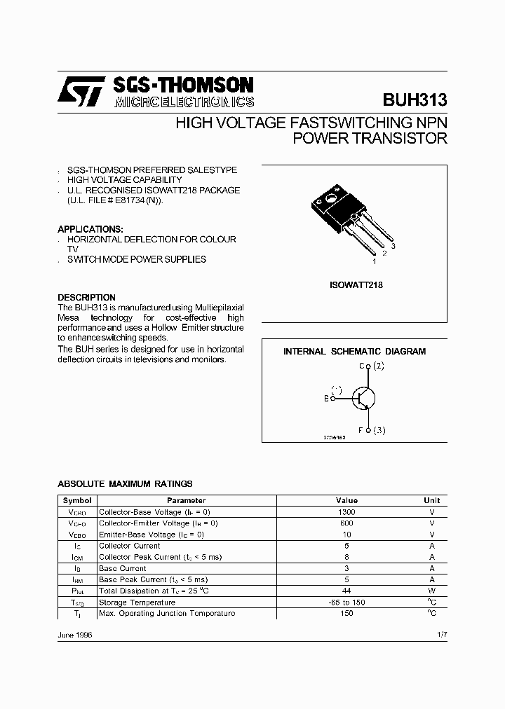 BUH313_385444.PDF Datasheet
