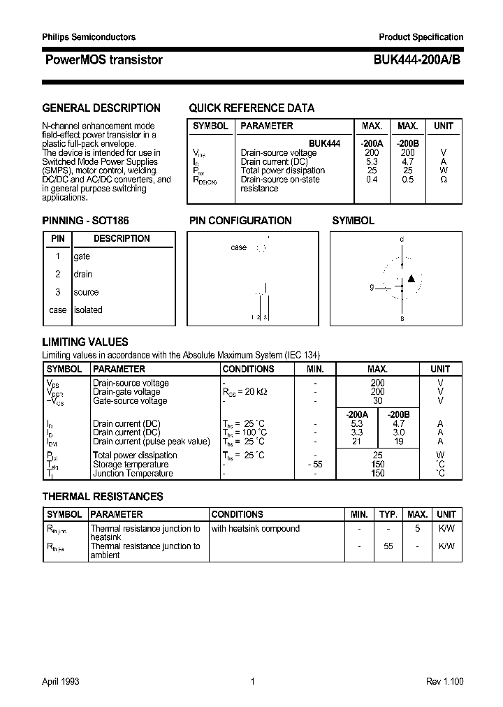 BUK444-200_307689.PDF Datasheet
