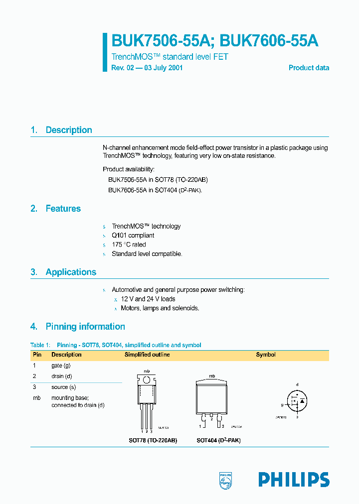 BUK7506-55A_335682.PDF Datasheet