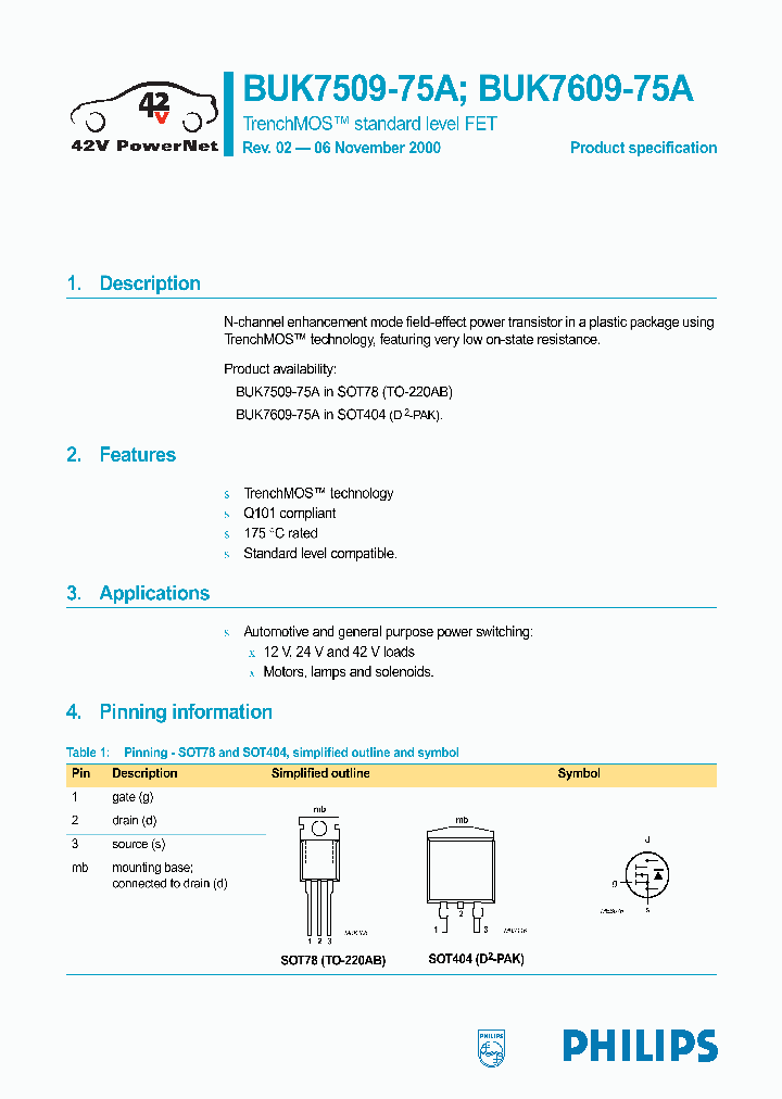 BUK7609-75A_343620.PDF Datasheet