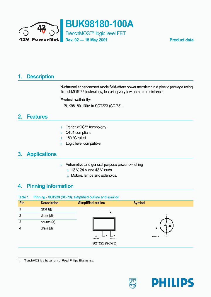 BUK98180-100A_321362.PDF Datasheet