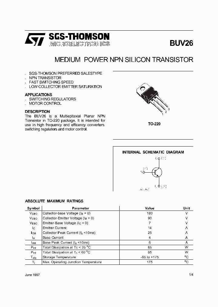BUV26_315098.PDF Datasheet
