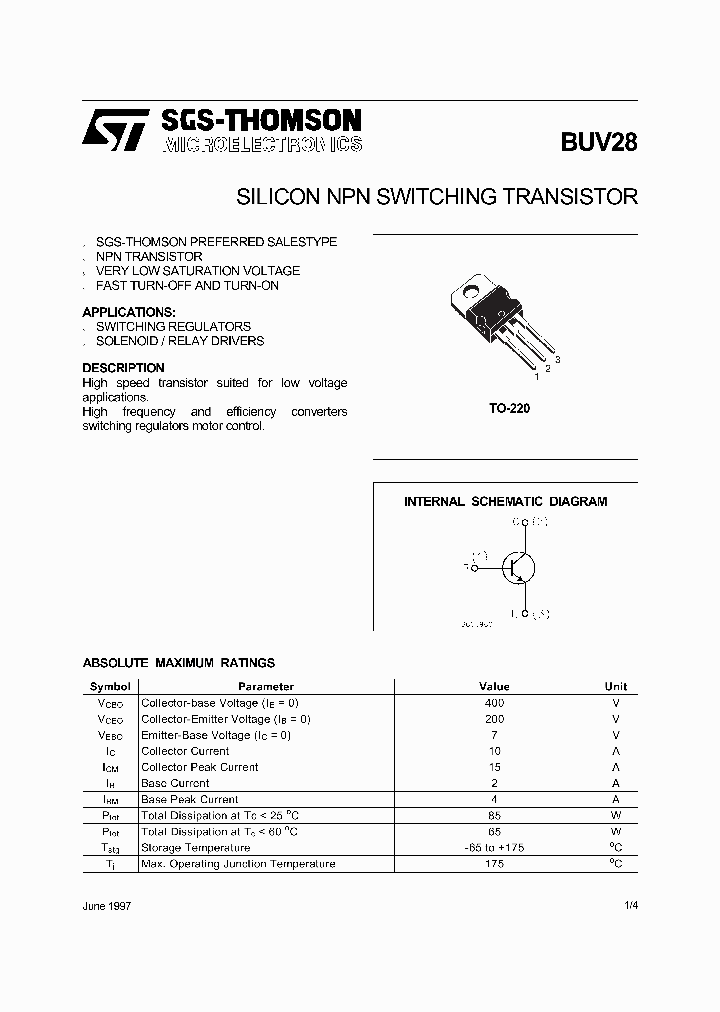 BUV28_362792.PDF Datasheet