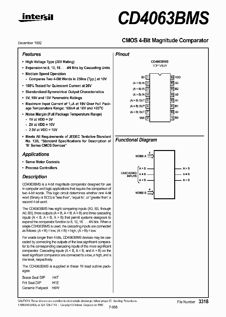 CD4063BMS_145785.PDF Datasheet