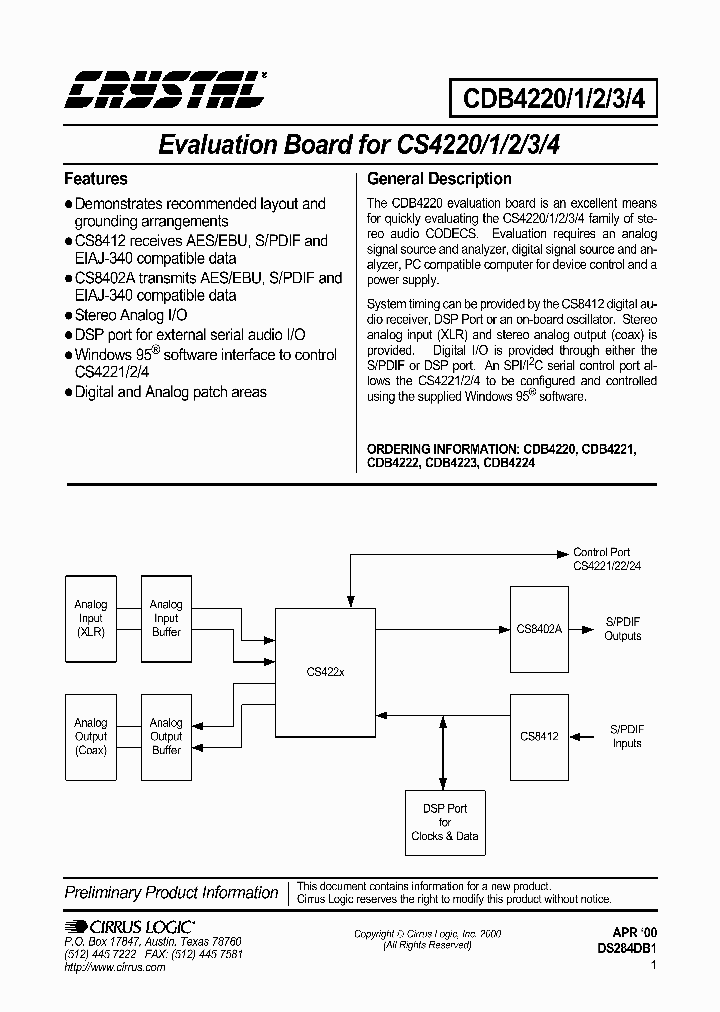 CDB4220_374169.PDF Datasheet