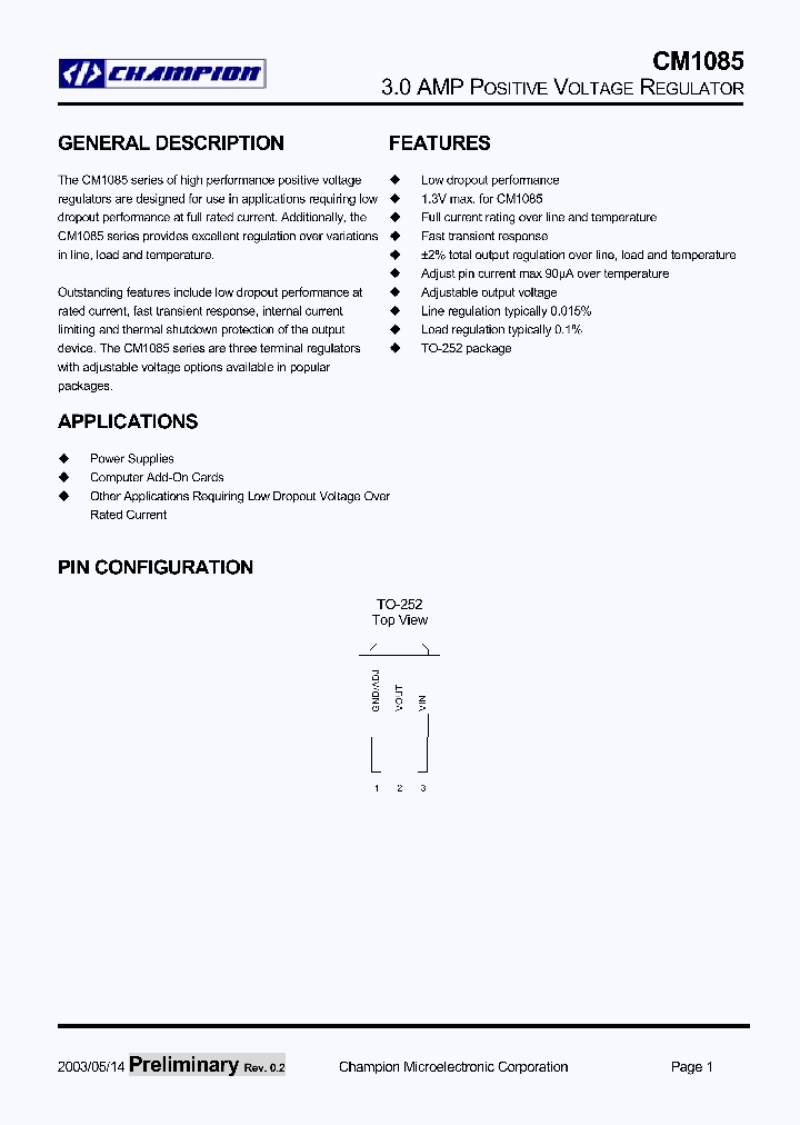 CM1085_185698.PDF Datasheet