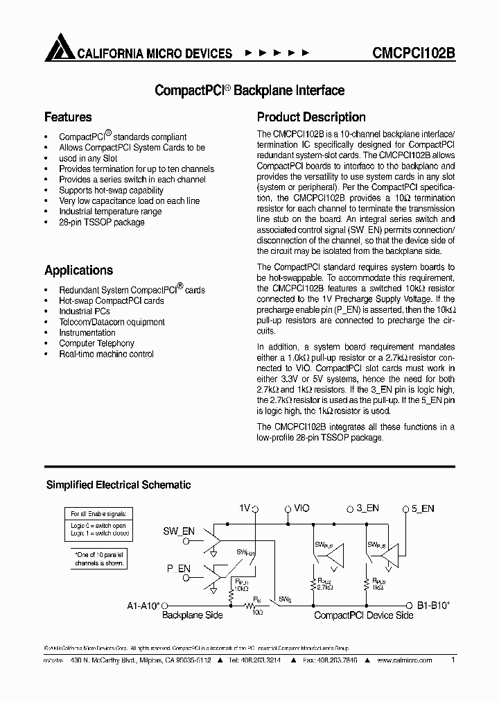 CMCPCI102B_196977.PDF Datasheet