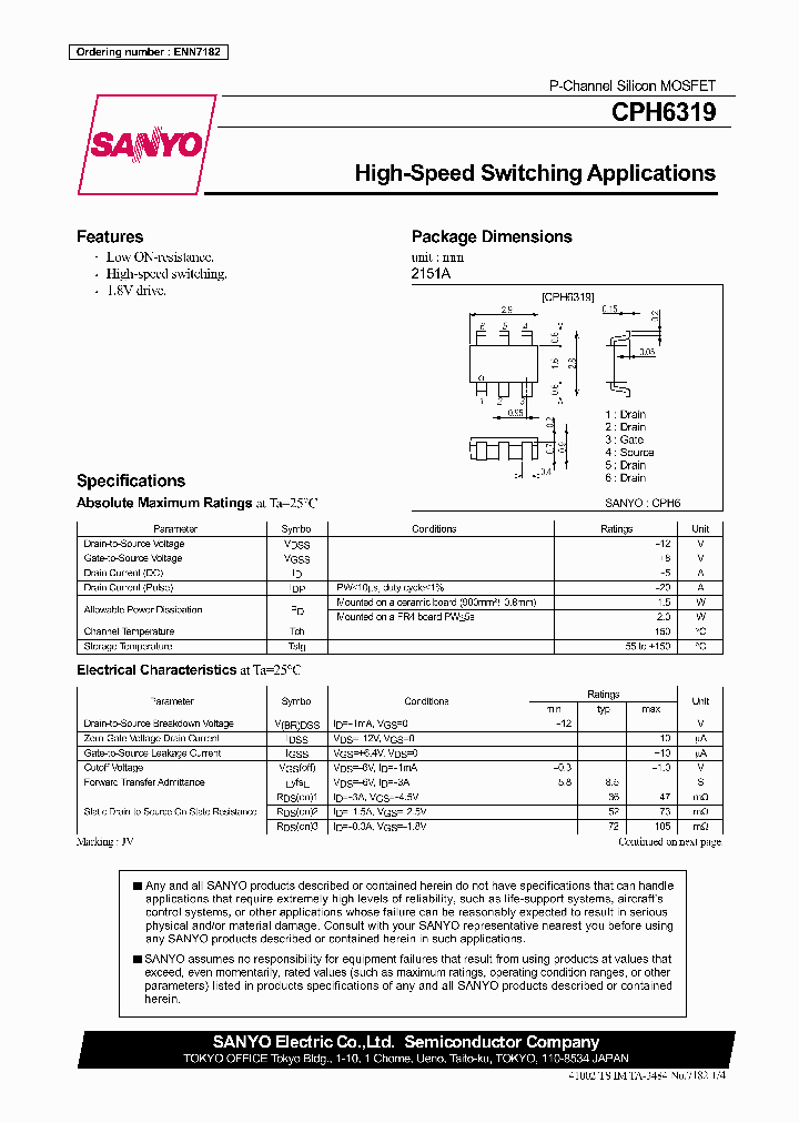 CPH6319_335412.PDF Datasheet