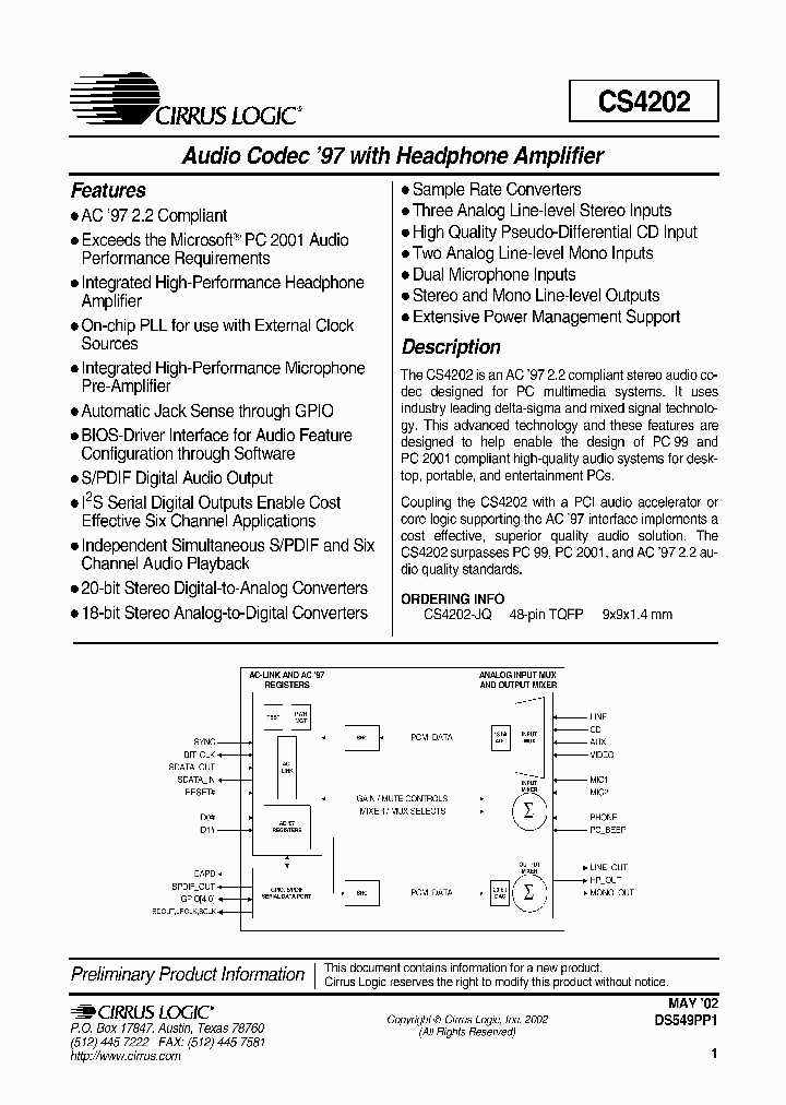 CS4202_313889.PDF Datasheet